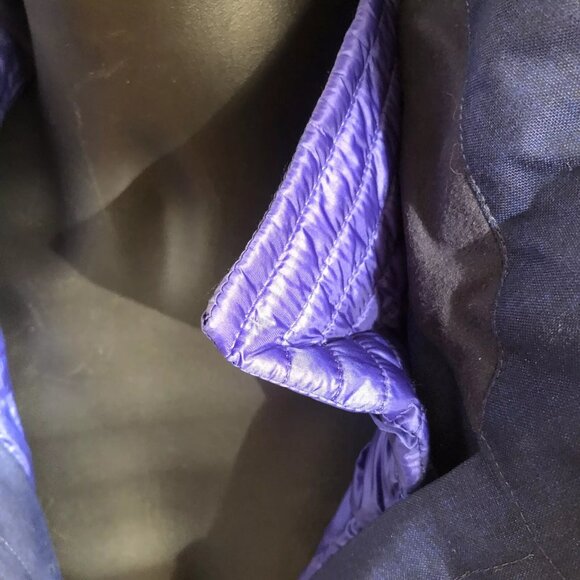 Patagonia Vosque 3-in-1 Parka Coat Jacket W/Liner Women's Size Small Navy Blue - Picture 3 of 10